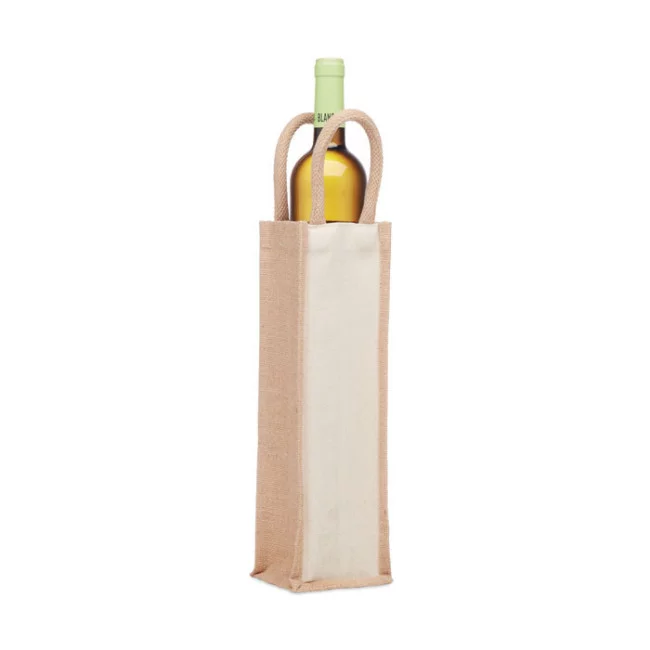 Sac cadeau en toile de jute Vino