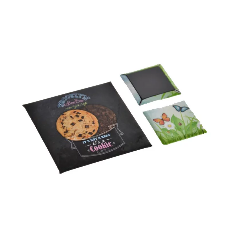 Magnet Frigo Publicitaire 25x25mm - visualisation