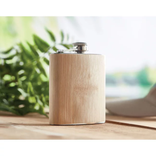Flasque personnalisable en bambou Hiphip