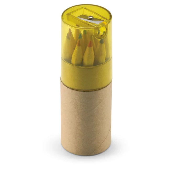 Set 12 crayons de couleurs publicitaire Lambut