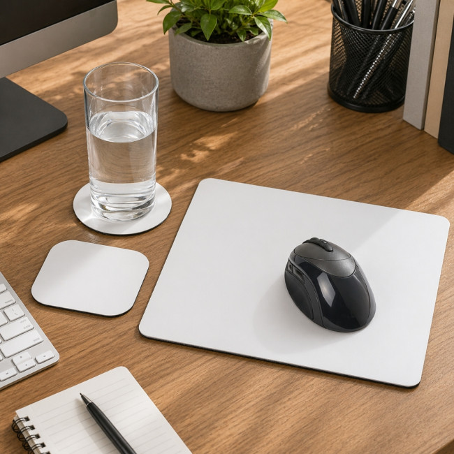 Ensemble de tapis de souris et sous-verre Brite-Mat® 