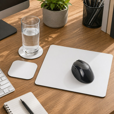 Ensemble de tapis de souris et sous-verre Brite-Mat® 