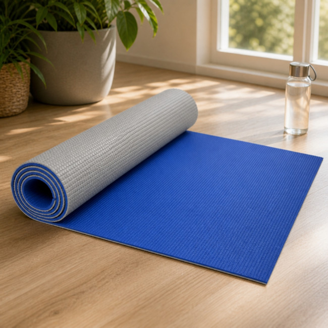 Tapis de yoga publicitaire Babaji 