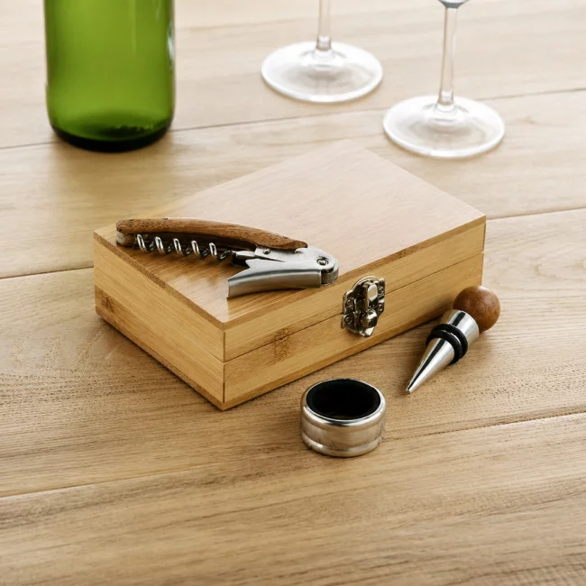 Coffret Vin Personnalisable Bambou 