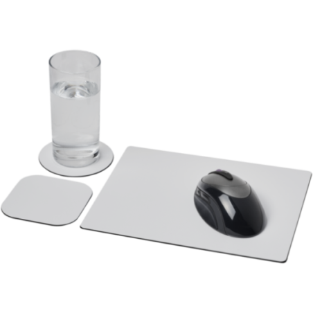 Ensemble de tapis de souris et sous-verre Brite-Mat® 