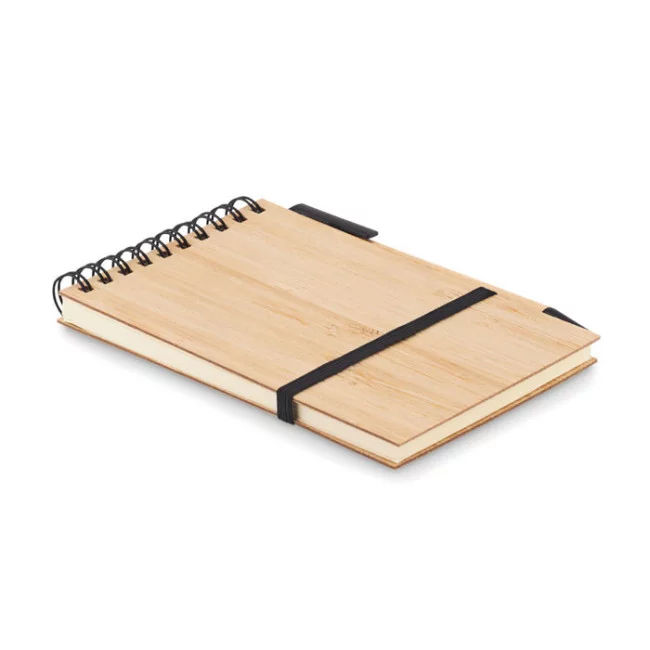 Bloc-notes A6 avec couverture en bambou Sonorabam 