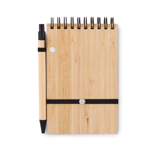 Bloc-notes A6 avec couverture en bambou Sonorabam 
