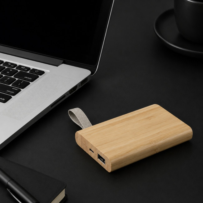 Powerbank personnalisée en bambou Tulda 
