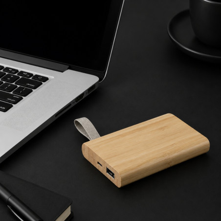 Powerbank personnalisée en bambou Tulda 