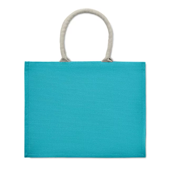 Sac shopping publicitaire en jute Aura 