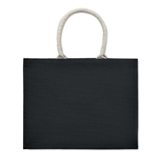 Sac shopping publicitaire en jute Aura 