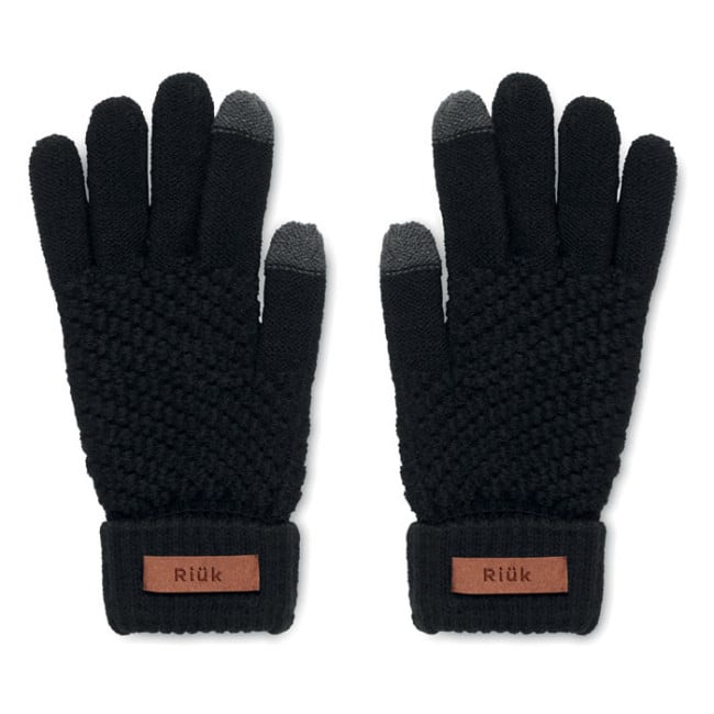Gants tactiles tricotés publicitaires Takai