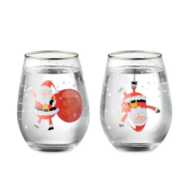 Verre à eau spécial noël 330 ml 