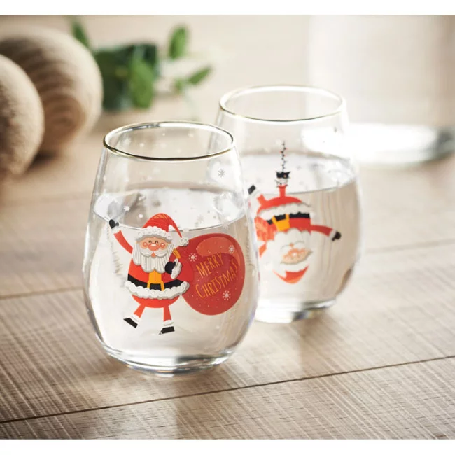Verre à eau spécial noël 330 ml 