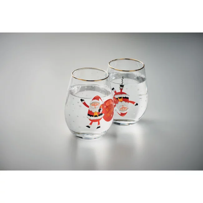 Verre à eau spécial noël 330 ml 