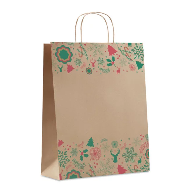 Sac cadeau en kraft grand format BAO 