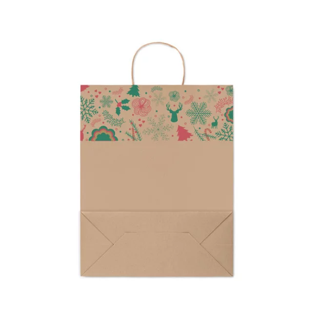 Sac cadeau en kraft grand format BAO 
