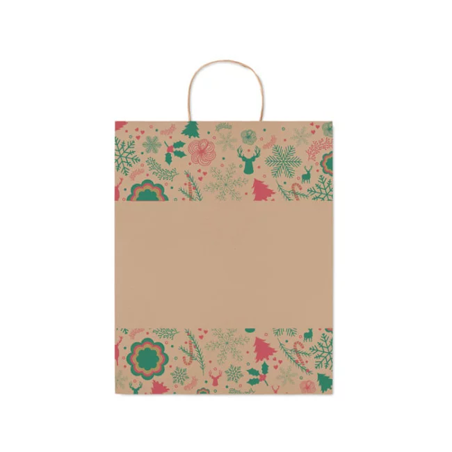 Sac cadeau en kraft grand format BAO 