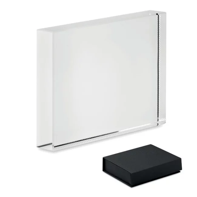Trophée en verre personnalisable BLO 