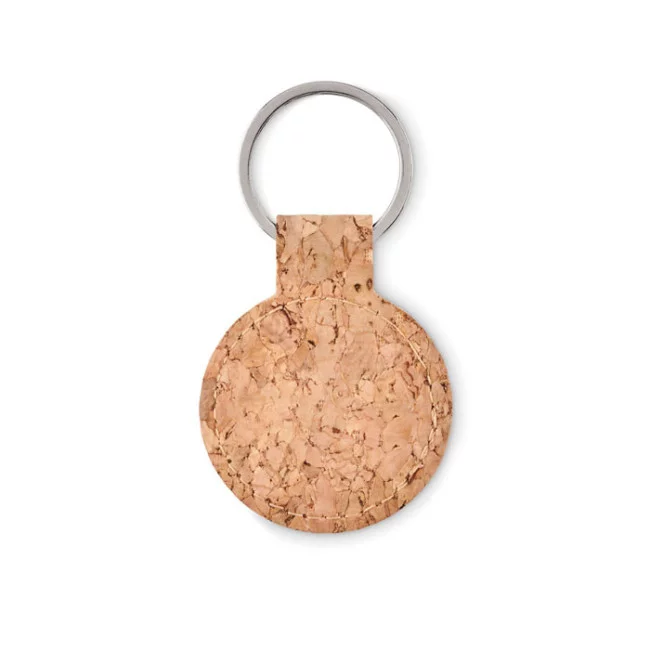 Porte-clés rond liège Cincin 