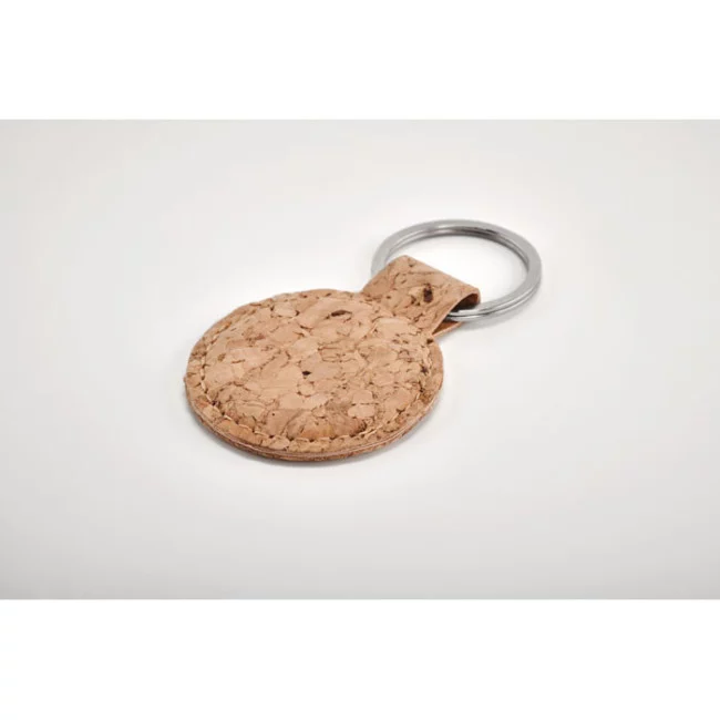 Porte-clés rond liège Cincin 