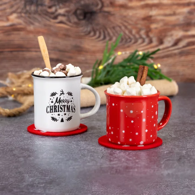 Mug publicitaire de Noël Tiffany 320 ml