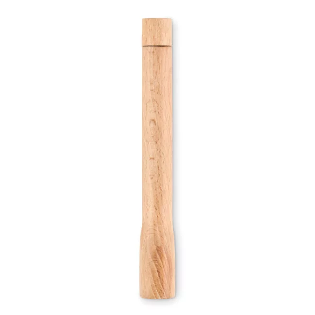Lampe torche en bois publicitaire Teles