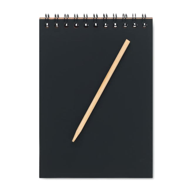 Carnet à gratter en kraft avec feuilles noires Black