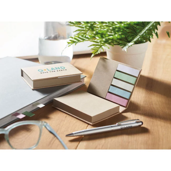 Bloc-notes adhésif en papier recyclé MEUI