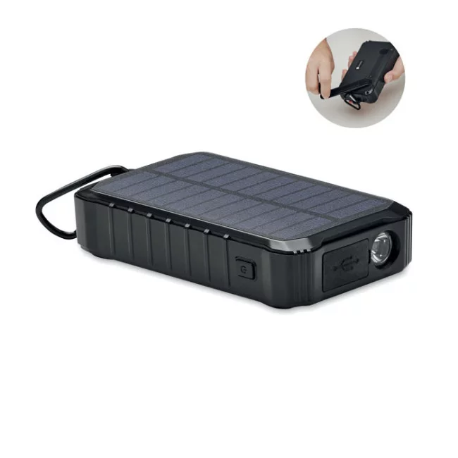 Powerbank solaire avec dynamo à manivelle Dya