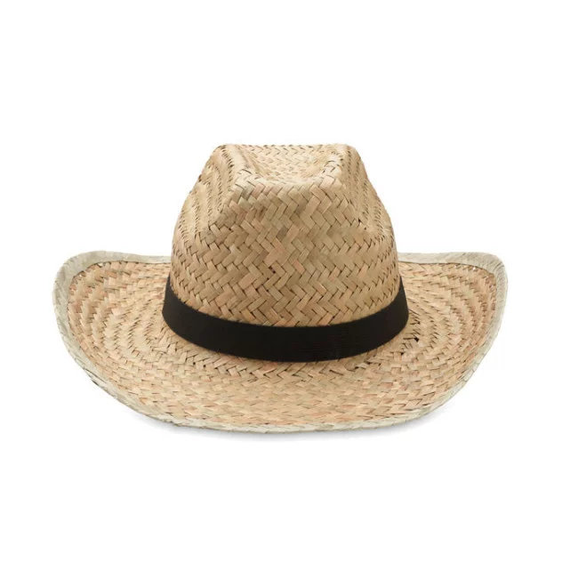 Chapeau cow-boy publicitaire en paille Texas