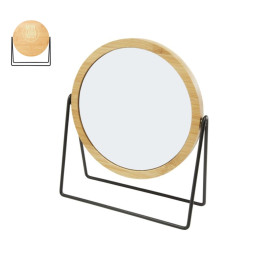 Miroir à pied en bambou Hyrra