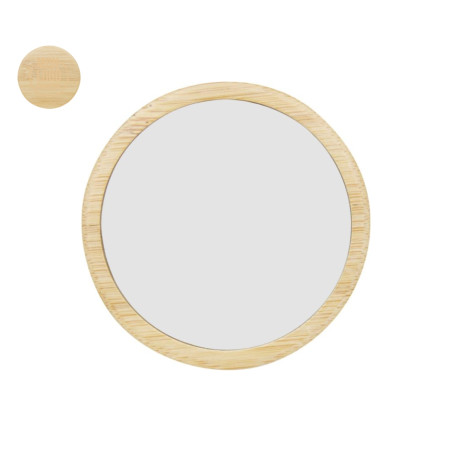 Miroir en bambou personnalisable Lustre 