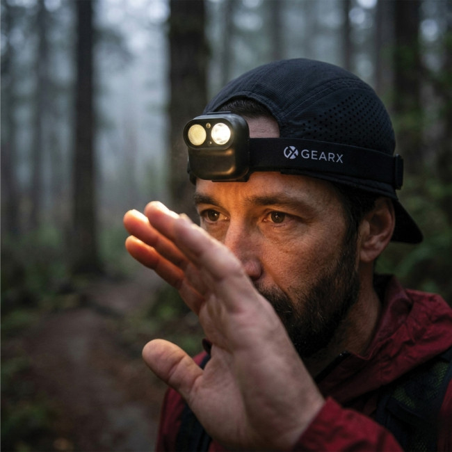 Lampe frontale avec capteur de mouvement Gear X 