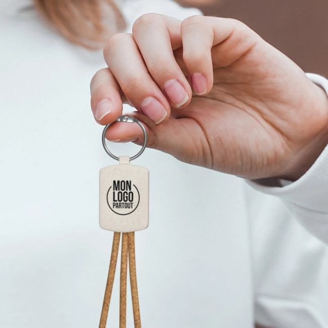Câble de charge 3-en-1 en paille de blé et liège Bates 