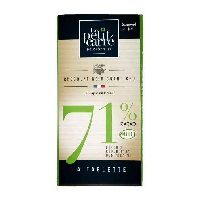 Tablette de chocolat personnalisable 90 gr Le petit carré de chocolat - Tablette