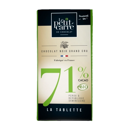 Tablette de chocolat personnalisable 90 gr Le petit carré de chocolat - Tablette