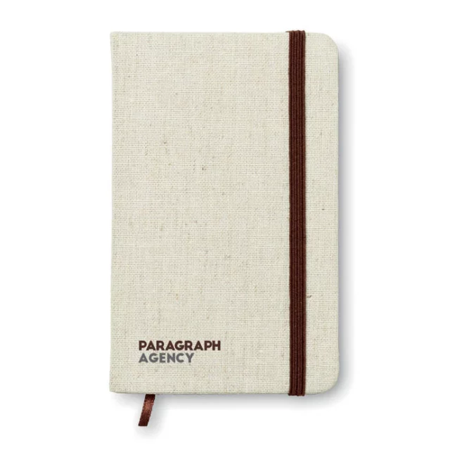 Carnet publicitaire A6 en toile rigide Canvas 