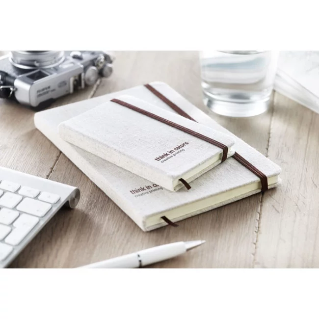 Carnet publicitaire A6 en toile rigide Canvas 