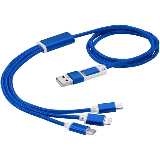 Câble de charge publicitaire 5-en-1 Versatile 