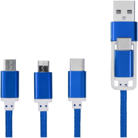 Câble de charge publicitaire 5-en-1 Versatile 