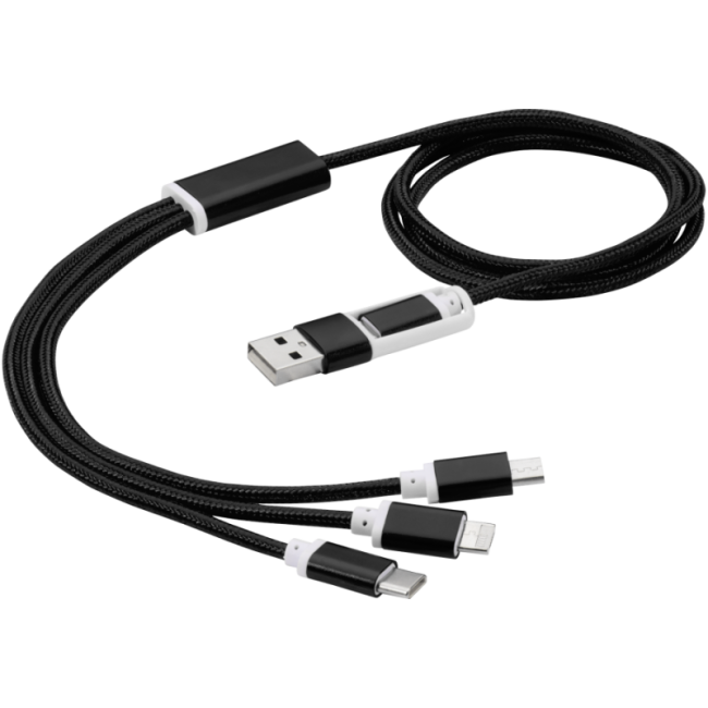 Câble de charge publicitaire 5-en-1 Versatile 
