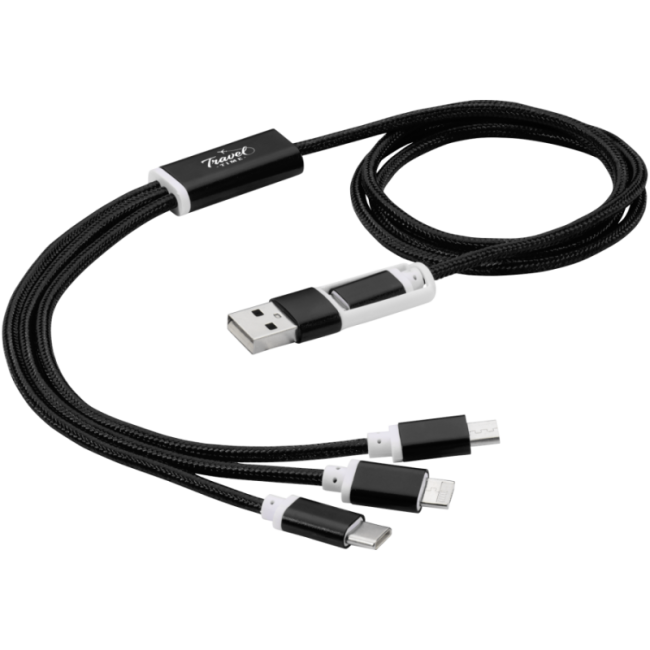 Câble de charge publicitaire 5-en-1 Versatile 