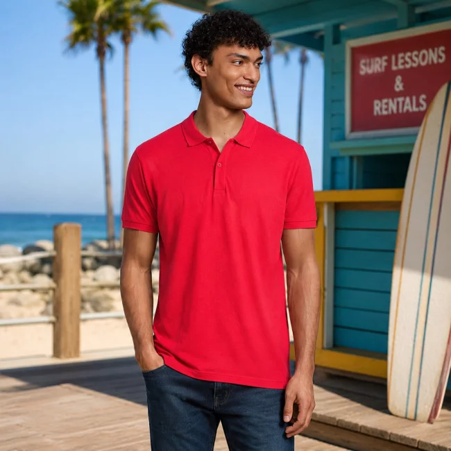 Polo publicitaire homme Planet 