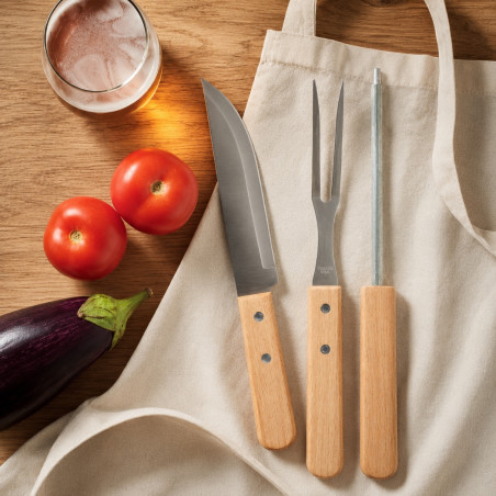 Set ustensiles barbecue personnalisé Tooldera 
