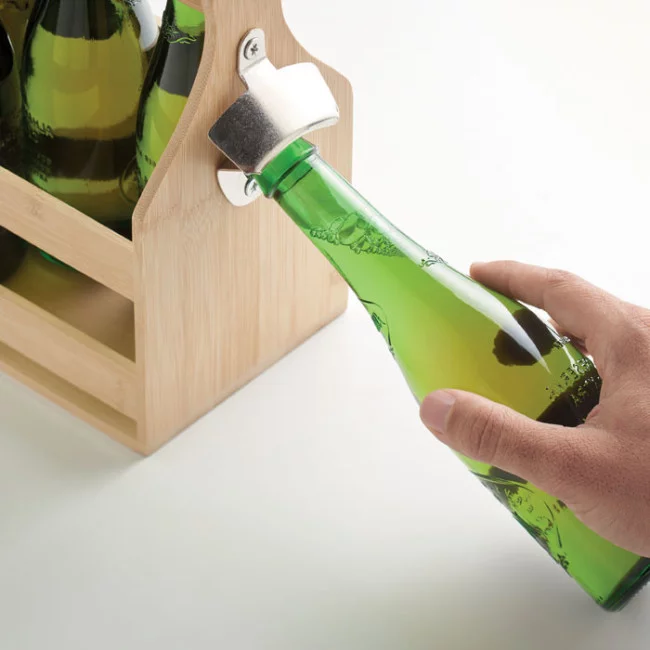 Caisse pour 6 bouteilles de bières Cabas 