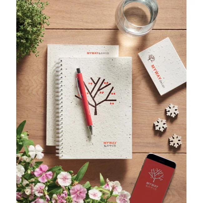 Carnet A5 à couverture semence Seed Book 