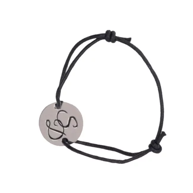 Bracelet Publicitaire Cordon Steel Bracelet Publicitaire Cordon Steel - Noir