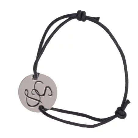 Bracelet Publicitaire Cordon Steel Bracelet Publicitaire Cordon Steel - Noir