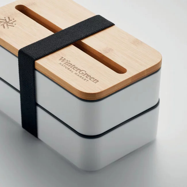 Lunchbox personnalisé à deux niveaux Wint